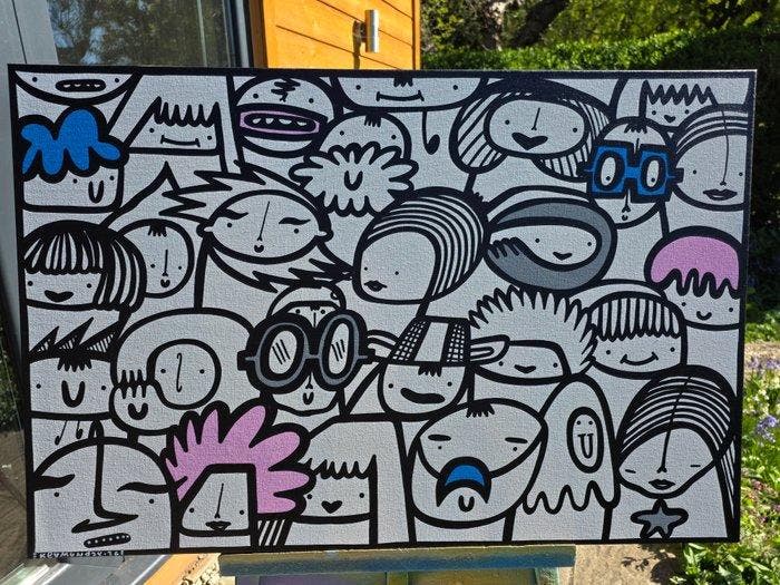 Kev Munday - Seeing You, Antiek en Kunst, Kunst | Schilderijen | Modern