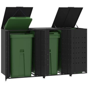 vidaXL Containerberging voor 3 containers 207x79x117 cm, Verzenden