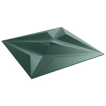 vidaXL Wandpanelen 48 st 50 x 50 cm Ster Groen XPS Schuim, Verzenden, Nieuw