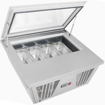 Schepijsvitrine | G-SERIE | RVS | 4x 5L | -15°C/-24°C |, Verzenden, Nieuw in verpakking
