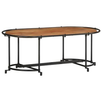 vidaXL Salontafel 110x55x40 cm massief acaciahout, Verzenden, Nieuw