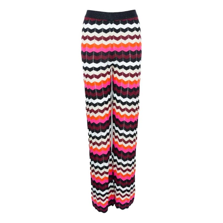Frogbox • fijn gebreide zig zag broek • 36, Kleding | Dames, Broeken en Pantalons, Overige kleuren, Nieuw, Maat 36 (S), Verzenden