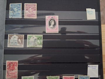Britse Gemenebest 1884/1997 - Ordner stockbladen Engelse, Gestempeld
