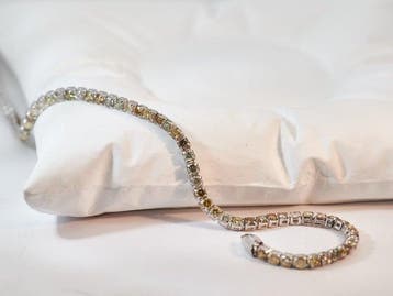 Sans prix de réserve - Bracelet - 14 carats Or blanc -, Bijoux, Sacs & Beauté, Bijoux anciens
