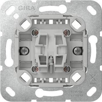 Gira Tussen Drukknop Schakelaar Inzet 10AX 250V - 312700, Verzenden, Nieuw