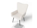 Veiling - Oorfauteuil / Relaxfauteuil Odense - Beige - Boucl, Huis en Inrichting, Fauteuils, Nieuw