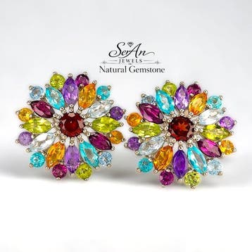 Sans prix de réserve - Boucles doreilles cocktail Argent,