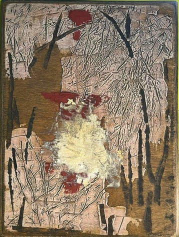 Marcel Fiorini (1922–2008) - Composition abstraite gravée et