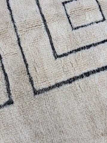 Marokkaanse Berber Beni Ourain Tapijt 180x270 cm - wit