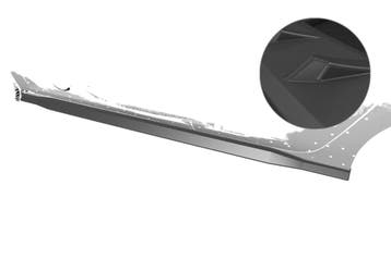 Zijskirts voor Opel Corsa F SS541-L, Verzenden