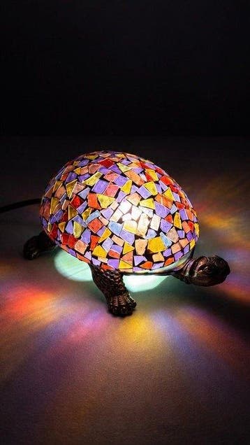 Style Tiffany - Lampe de table de chevet - mosaïque de verre