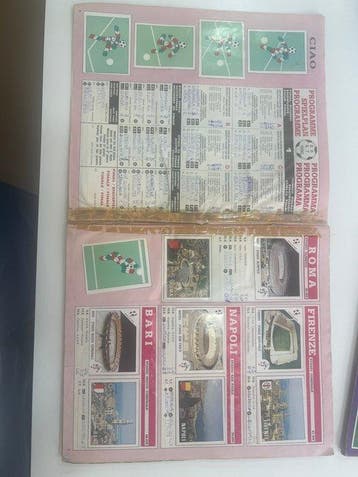 Panini World Cup Italia 90 - Italian edition Compleet album, Collections