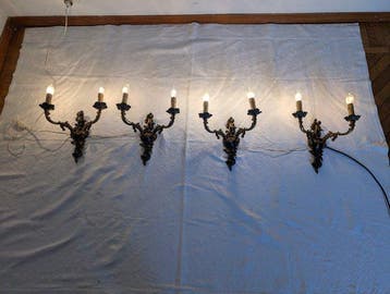 Applique murale (4) - Laiton