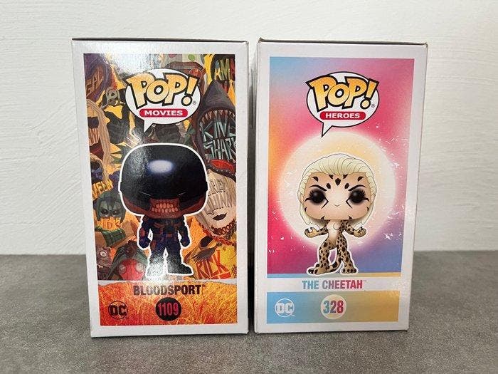 Funko - Figurine-jouet Bloodsport; The Cheetah - 2020 et, Antiquités & Art, Antiquités | Jouets