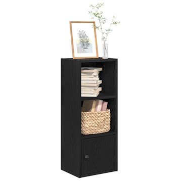 vidaXL Boekenkast 31x24x77 cm bewerkt hout zwart, Verzenden, Nieuw