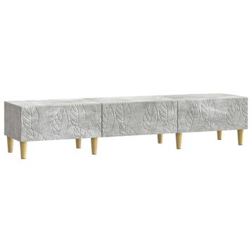 vidaXL TV Kast 147 x 34,5 x 30 cm Betongrijs Bewerkt hout, Verzenden, Nieuw