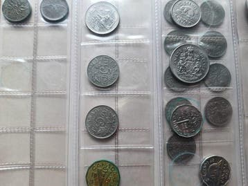 Wereld. 1 x Album with Canadian & Other Coins (Zonder