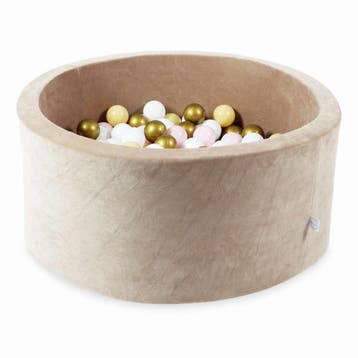 Velvet Ballenbak 300 ballen (roze/goud) - 47% Retour Deal, Verzenden, Zo goed als nieuw, Jongen of Meisje