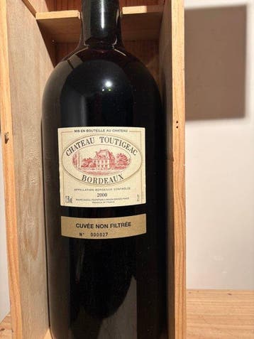 2000 Chateau Toutigeac, Cuvée Non Filtrée - Bordeaux - 1, Nieuw