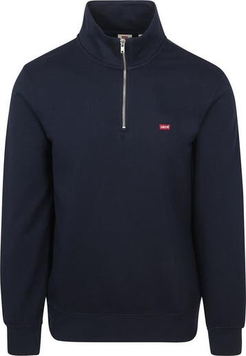 Levis Sweater Half Zip Navy maat Maat 48/50 (M) Heren, Vêtements | Hommes, Verzenden