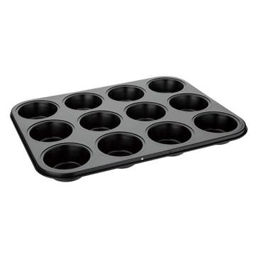 Bakvorm koolstofstaal met anti kleef | Cap. 12 muffins |, Verzenden, Nieuw in verpakking