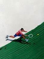 Jasmin Navoyan - TENNIS Abstract Minimalist Textured