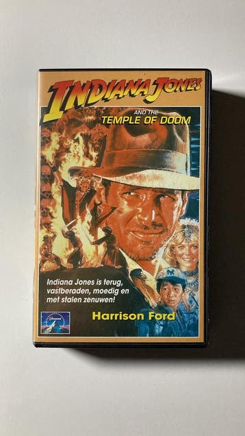 INDIANA JONES AND THE TEMPLE OF DOOM (VHS), Gebruikt