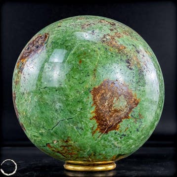 Natuurlijke chrysoprase-kraal – levendige groene tinten in