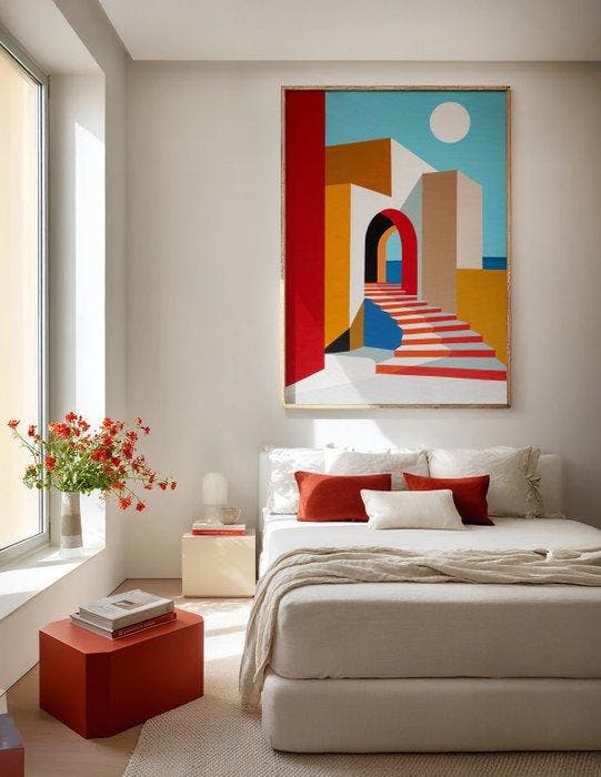 Nelson F. León - Arco en Horizonte XL (NO Reserve), Antiek en Kunst, Kunst | Schilderijen | Modern