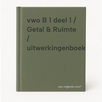 vwo B 1 deel 1 / Getal & Ruimte / uitwerkingenboek, Boeken, Verzenden, Gelezen