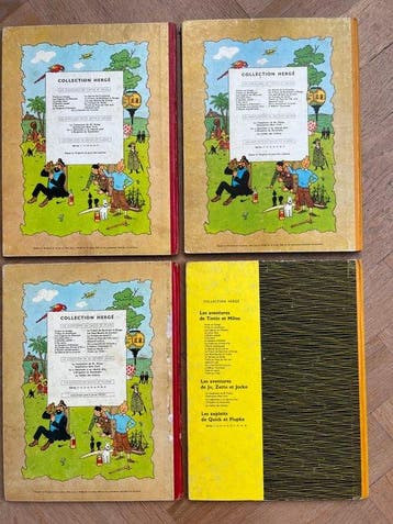 Tintin - 4 Albums en rééditions diverses, Nieuw