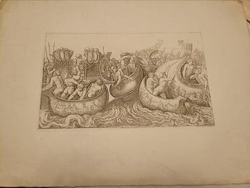 Maestro del Dado (1560) - Battaglia Navale