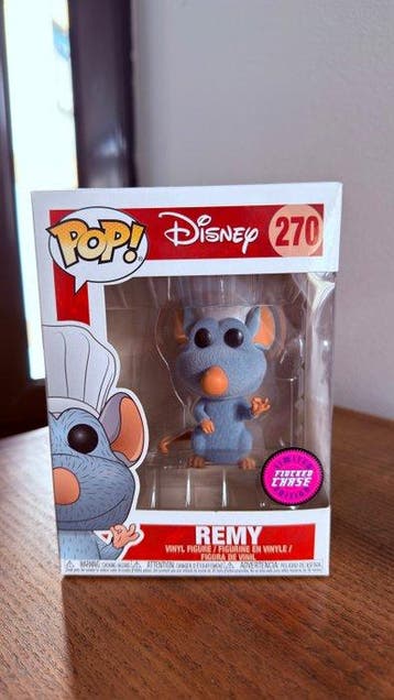 Funko - Funko Pop - Ratatouille - Remy #270 (CHASE) Flocked, Antiquités & Art