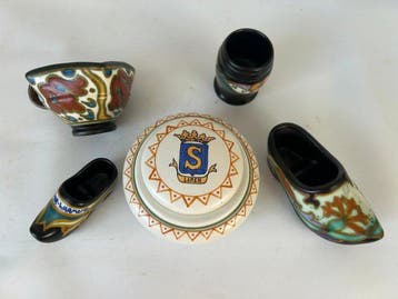 De Distel Goedewaagen, Zuid-Holland Gouda, Zenith - Vaas (5), Antiek en Kunst