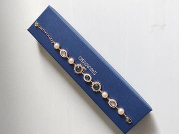 Swarovski - Figurine - Swarovski bracelet - Métal, Cristal,