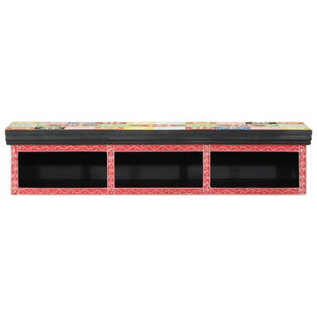 vidaXL TV Kast Multikleur 100 x 30 x 22 cm Bewerkt hout, Verzenden