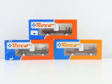 Roco H0e - 34521 - Modeltrein goederenwagon (3) - 3x