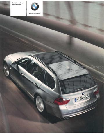 2006 BMW 3 SERIE TOURING INSTRUCTIEBOEKJE DUITS