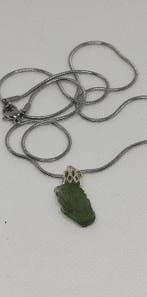 Prachtige Moldaviet-hanger Chlum. Moldavite - 0.96 g