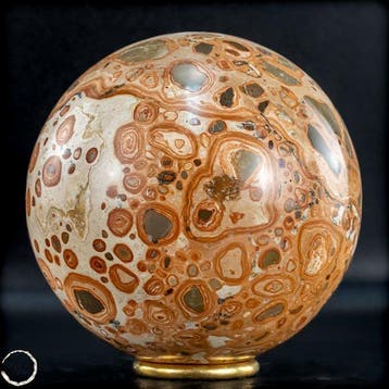Natuurlijke eerste kwaliteit luipaardjaspis Sphere- 1890.15, Verzamelen