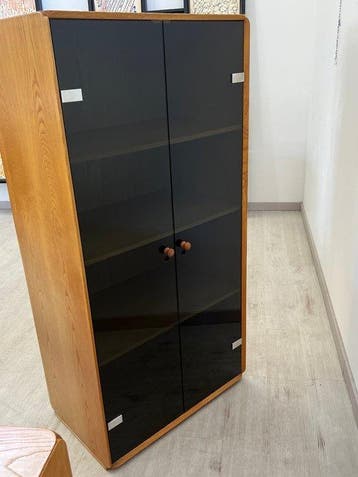 Derk Jan DE VRIES (1917-1991) - Kleerkast - Glas, Hout