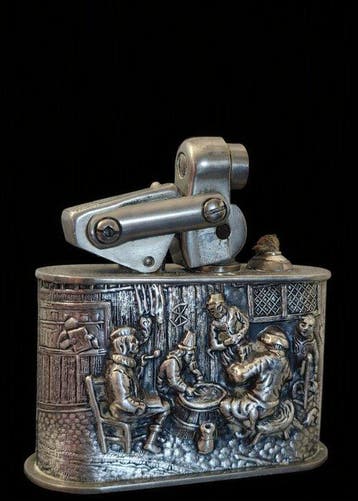 KW Karl Wieden - Briquet de table - Argent massif, Collections