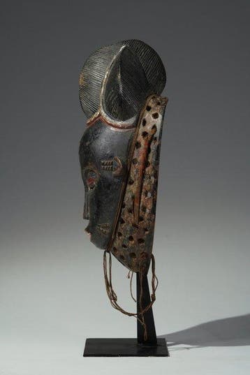 Een houten masker - Baule - Ivoorkust (Zonder minimumprijs)