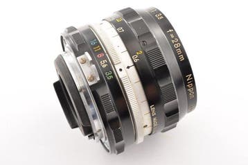 Nikon Nikkor-H 3.5/28mm | Wide Angle Objectif d’appareil