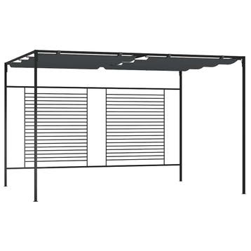 vidaXL Prieel met uittrekbaar dak 180 g/m² 4x3x2,3 m, Verzenden, Nieuw