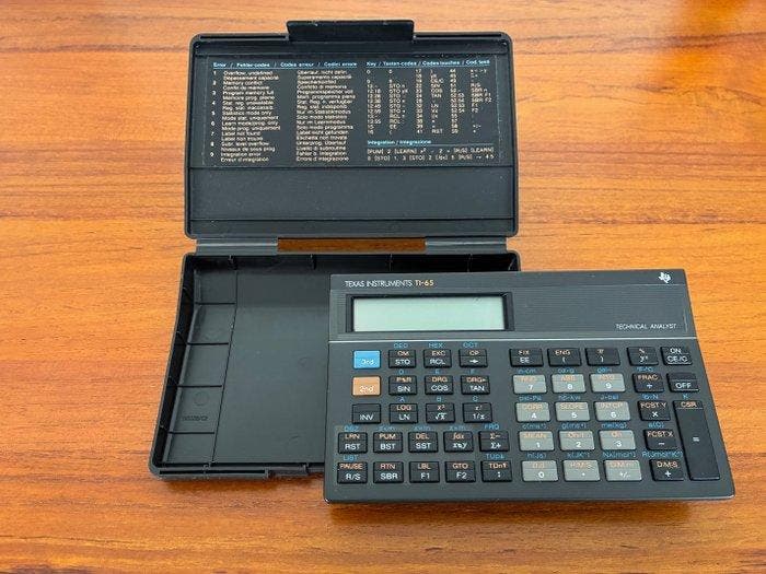 Texas Instruments TI-65 Technical Analist - Computer, Games en Spelcomputers, Spelcomputers | Overige Accessoires