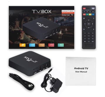 MXQ PRO Android 13 tv box mediaspeler IPTV +5G smart 4K 1/8G, Verzenden