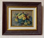 M. Schwab (XX) - Bouquet de roses, Antiek en Kunst