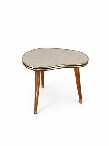 Bijzettafel - Hout, Formica, Metaal