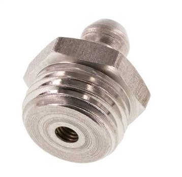 Graisser Droit Acier Inoxydable R 1/4 Pouce DIN 71412, Bricolage & Construction, Verzenden